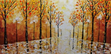 Картина под названием "Landscape Painting,…" - Artstage, Подлинное произведение искусства, Акрил