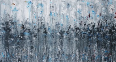 Pittura intitolato "Abstract,black and…" da Artstage, Opera d'arte originale, Acrilico