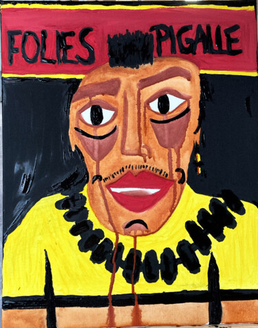 Painting titled "Les folies" by Perlou, Original Artwork, Acrylic