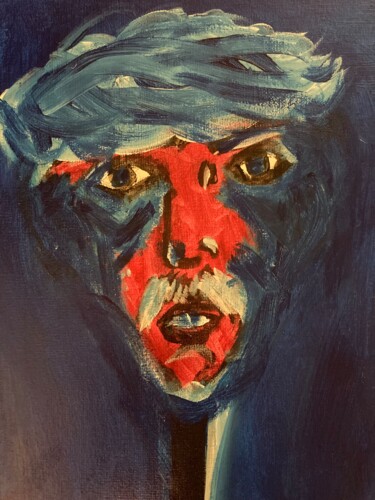 Painting titled "Andrew" by Perlou, Original Artwork, Acrylic