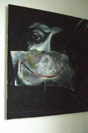 Painting titled "SMILE (29-1-2012)" by Dora, Original Artwork