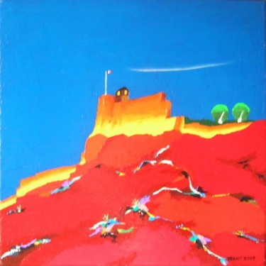 Peinture intitulée "La Citadelle de Bes…" par René Perny, Œuvre d'art originale, Huile