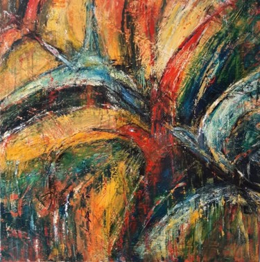 L'Envol Peinture intitulée "L'Envol" par Jeanne-Marie Delbarre, Œuvre d'art originale, Acrylique
