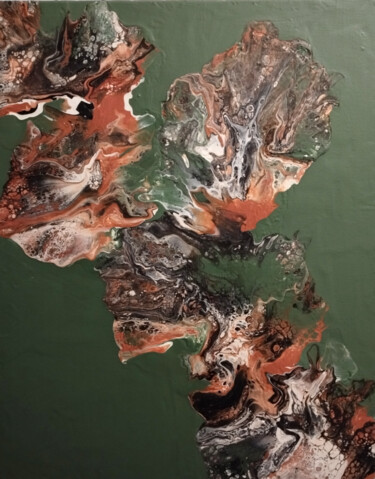 Картина под названием "L'envol" - Perrine Libois, Подлинное произведение искусства, Акрил
