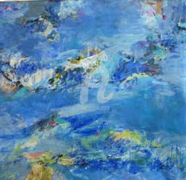 Peinture intitulée "IMPRESSIONS  MARINE…" par Isabelle Perronneau (IPerronneau), Œuvre d'art originale, Acrylique