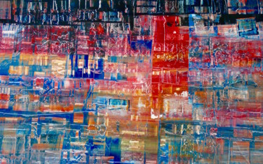 Malerei mit dem Titel "tapis-volants" von Gerard Perrotin, Original-Kunstwerk, Acryl