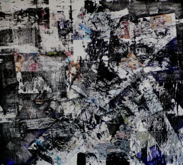 Malerei mit dem Titel "effet-de-presse" von Gerard Perrotin, Original-Kunstwerk, Acryl