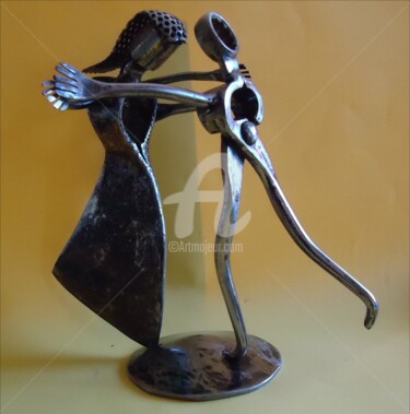 Sculpture titled "danse.jpg" by Pierre-Jean, Original Artwork, Metals
