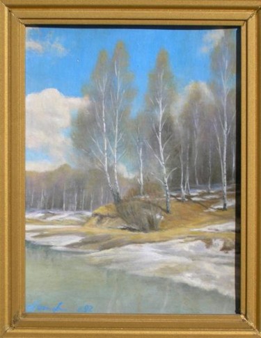 Painting titled "March" by Peter Perun, Original Artwork