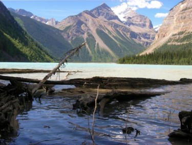 Photography titled "Lake near Robson mt…" by Peter Perun, Original Artwork