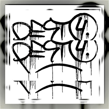 "PESTO4pesto4" başlıklı Tablo Pestoquatre. tarafından, Orijinal sanat, Işaretleyici