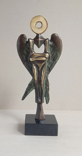 Skulptur mit dem Titel "Angel" von Petar Iliev, Original-Kunstwerk, Bronze