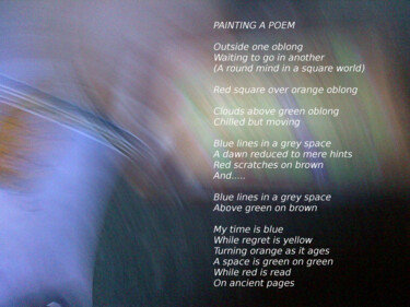 Arte digital titulada "Painting A Poem" por Pete Shepherd, Obra de arte original, Trabajo Digital 2D