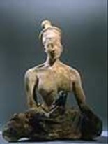 Escultura intitulada "River Goddess" por Peter Babakitis, Obras de arte originais, Cerâmica