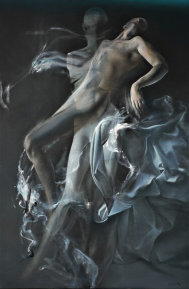 Pittura intitolato "Metamorphosis" da Peter Balog, Opera d'arte originale, Olio Montato su Telaio per barella in legno