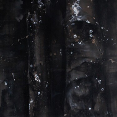 Peinture intitulée "Two trees" par Peter Balog, Œuvre d'art originale, Acrylique Monté sur Châssis en bois