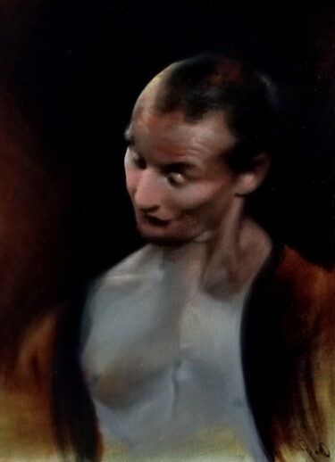 Painting titled "Studies of a Dancer…" by Peter Balog, Original Artwork, Oil Mounted on Wood Stretcher frame