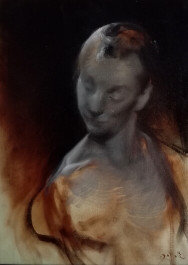 Ζωγραφική με τίτλο "Studies of a Dancer…" από Peter Balog, Αυθεντικά έργα τέχνης, Λάδι Τοποθετήθηκε στο Ξύλινο φορείο σκελετό