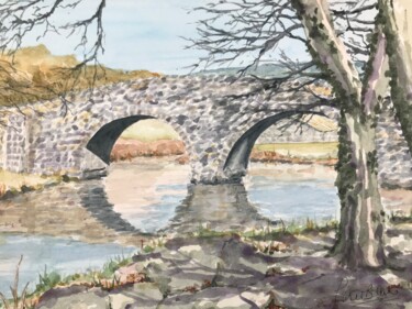 Painting titled "Dartmoor riverside" by Peter Blake, Original Artwork, Watercolor