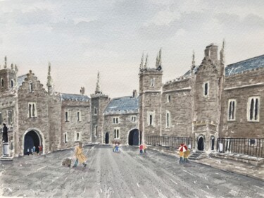 Peinture intitulée "Tavistock Guildhall…" par Peter Blake, Œuvre d'art originale, Aquarelle