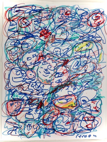 Drawing titled "s/p number 5" by Peter Ceccon, Original Artwork, Marker