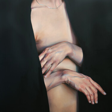 Malerei mit dem Titel "Ariadne" von Peter Duhaj, Original-Kunstwerk, Öl