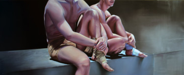 "Non solus 2" Painting titled ""Non solus 2"" by Péter Duhaj, Original Art, Oil