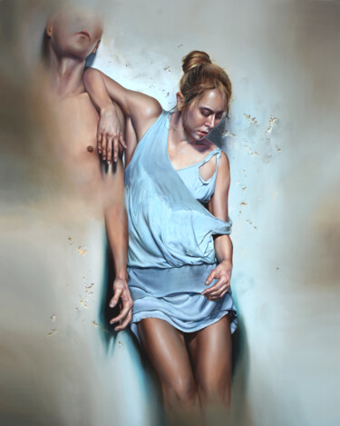 Pittura intitolato "Dreamers" da Peter Duhaj, Opera d'arte originale, Olio