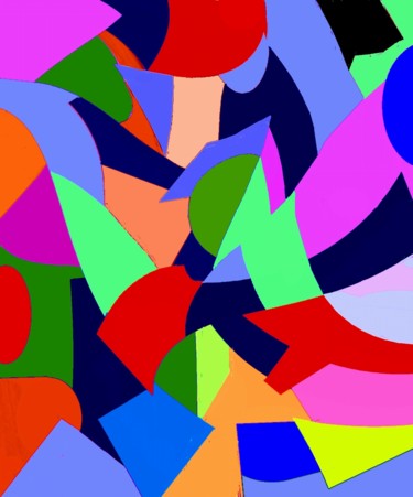 Digital Arts titled "Marengue Mix I" by Peter Jalesh, Original Artwork, Digital Painting