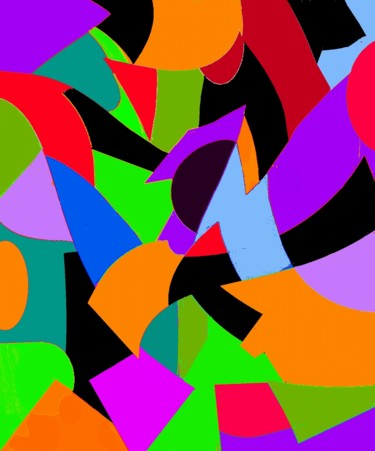 Digital Arts titled "Marengue Mix III" by Peter Jalesh, Original Artwork, Digital Painting