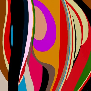 Digital Arts με τίτλο "Abstract Bush" από Peter Jalesh, Αυθεντικά έργα τέχνης, Ψηφιακή ζωγραφική