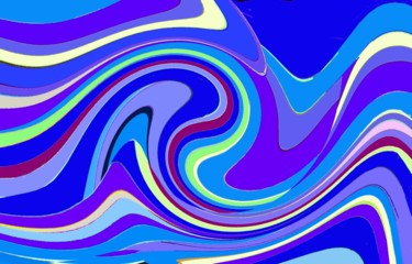 Digital Arts titled "Master Wave" by Peter Jalesh, Original Artwork, Digital Painting