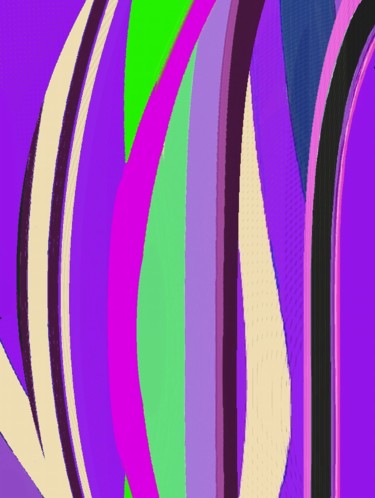 Digital Arts titled "Mauve stems" by Peter Jalesh, Original Artwork, Digital Painting