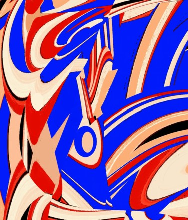 Цифровое искусство под названием "Number 7" - Peter Jalesh, Подлинное произведение искусства, Цифровая живопись