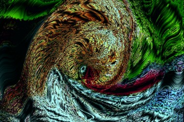 Grafika cyfrowa / sztuka generowana cyfrowo zatytułowany „Ocean hedgohog” autorstwa Peter Jalesh, Oryginalna praca, Malarstw…