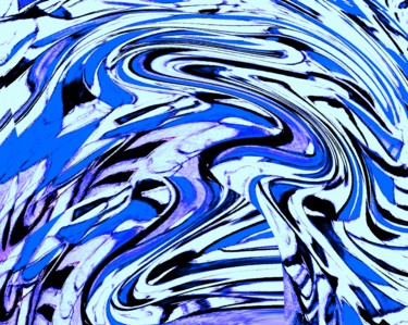 Digital Arts titled "Water VII" by Peter Jalesh, Original Artwork, Digital Painting