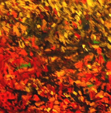 Painting titled "Autumn Season (Size…" by Peter Jalesh, Original Artwork, Acrylic