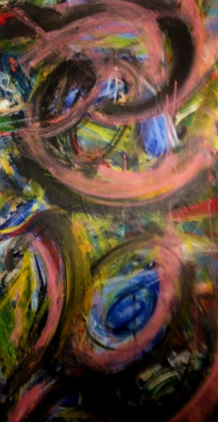 Clouds Painting titled "Clouds" by Peter Jalesh, Original Art, Acrylic