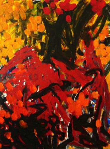 Painting titled "Central park - Shak…" by Peter Jalesh, Original Artwork, Acrylic