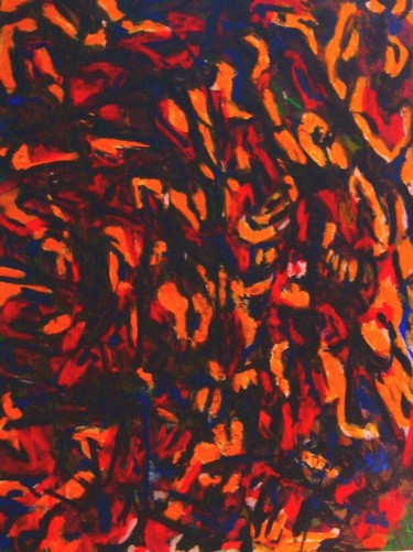 Black October Painting titled "Black October" by Peter Jalesh, Original Art, Acrylic