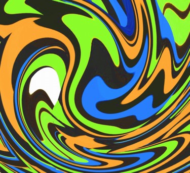 Arts numériques intitulée "Whirlwind" par Peter Jalesh, Œuvre d'art originale, Peinture numérique
