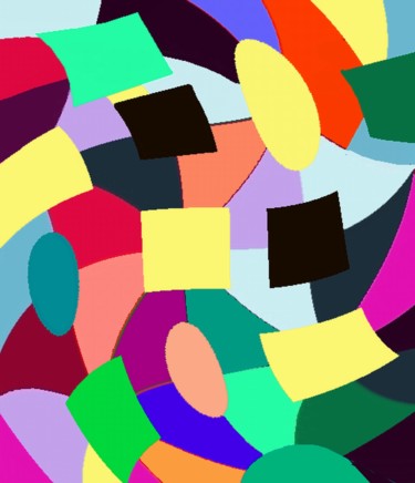 Цифровое искусство под названием "Merengue Mix I" - Peter Jalesh, Подлинное произведение искусства, Цифровая живопись