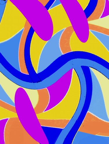 Arte digitale intitolato "Maze" da Peter Jalesh, Opera d'arte originale, Pittura digitale