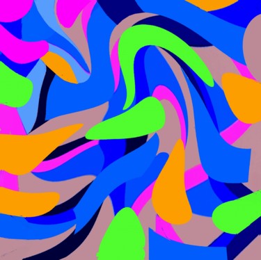 Цифровое искусство под названием "Merengue Mix Oxford" - Peter Jalesh, Подлинное произведение искусства, Цифровая живопись