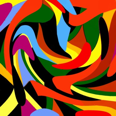 Arts numériques intitulée "50 shades of mereng…" par Peter Jalesh, Œuvre d'art originale, Peinture numérique