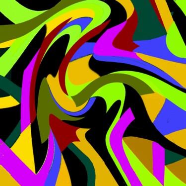 Цифровое искусство под названием "Merengue-mix-xxxi" - Peter Jalesh, Подлинное произведение искусства, Цифровая живопись