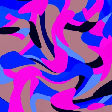 Arts numériques intitulée "Paper-cuts-x" par Peter Jalesh, Œuvre d'art originale, Peinture numérique