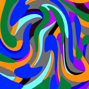 Цифровое искусство под названием "Dark Merengue Mix" - Peter Jalesh, Подлинное произведение искусства, Цифровая живопись
