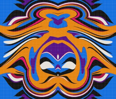 Цифровое искусство под названием "Ducess M - The lion…" - Peter Jalesh, Подлинное произведение искусства, Цифровая живопись