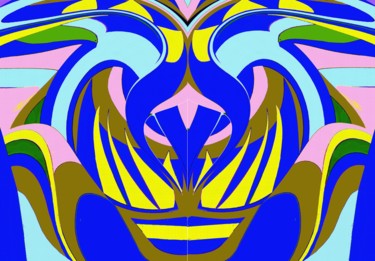 Arts numériques intitulée "The Emblem" par Peter Jalesh, Œuvre d'art originale, Peinture numérique